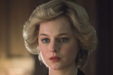 Emma Corrin as Diana in The Crown