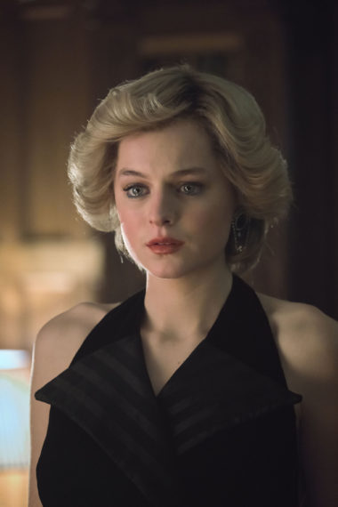 Emma Corrin as Diana in The Crown