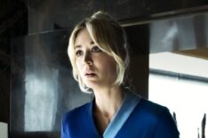 Kaley Cuoco as Cassandra Bowden in The Flight Attendant on HBO Max
