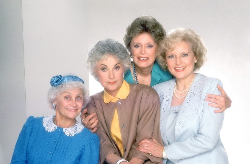 'The Golden Girls,' NBC, Betty White as Rose, Bea Arthur as Dorothy, Estelle Getty as Sophia, Rue McClanahan as Blanche