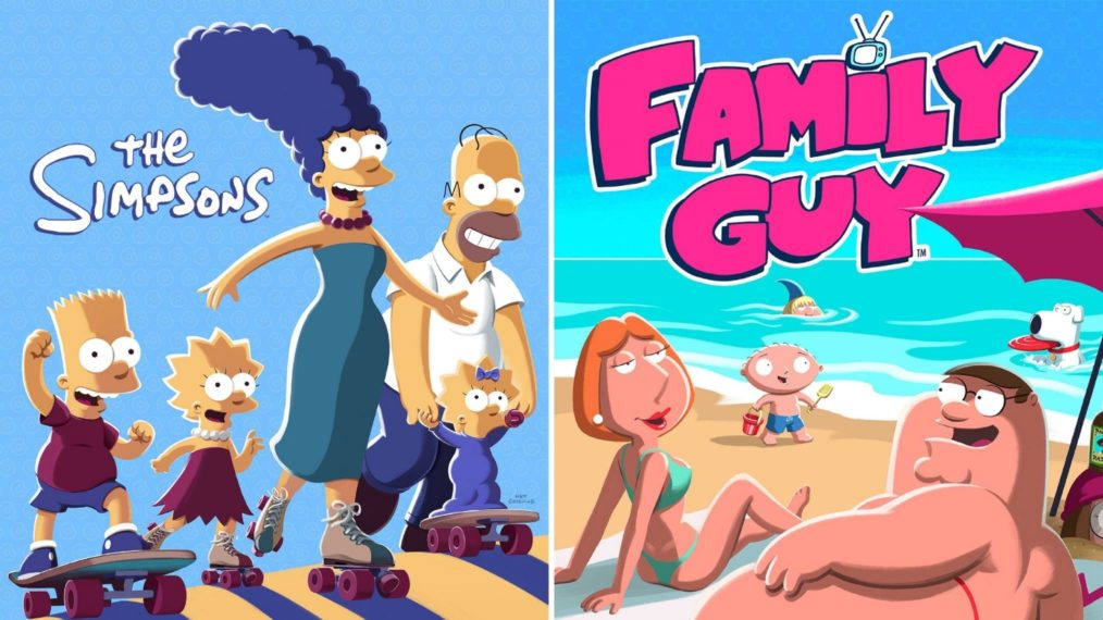 The Simpsons Family Guy Fox Key Art 2021