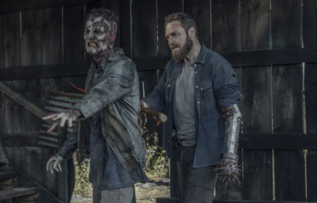 the walking dead season 11 episode 5, ross marquand as aaron