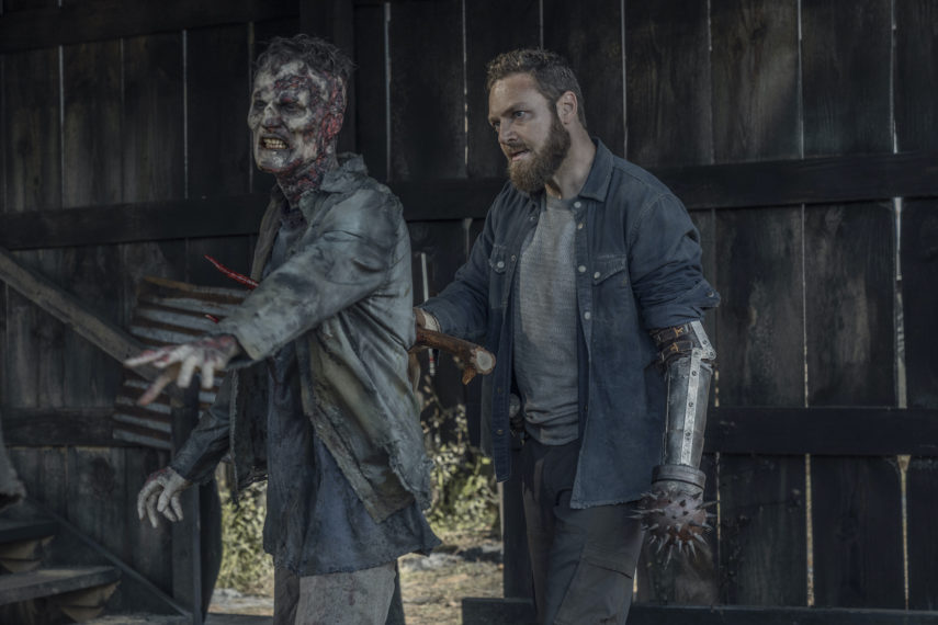 the walking dead season 11 episode 5, ross marquand as aaron