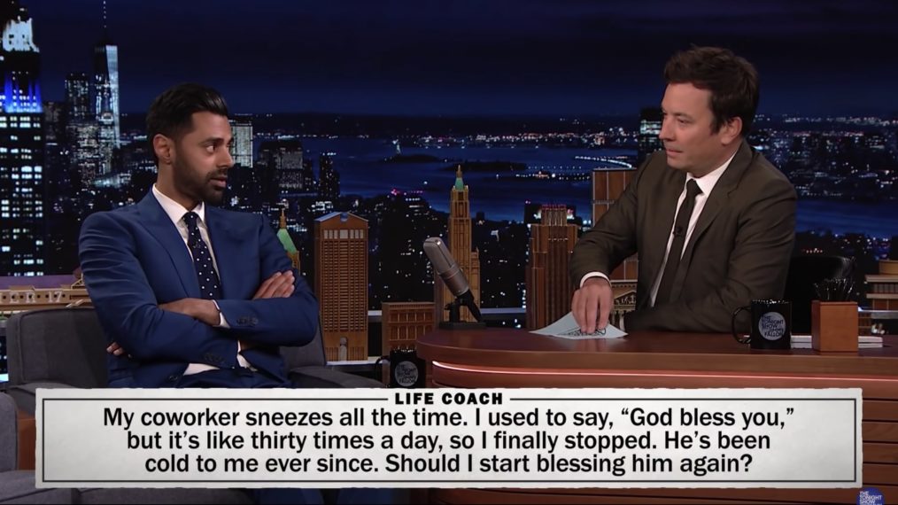 Hasan Minhaj on The Tonight Show with Jimmy Fallon