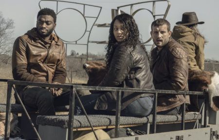 Jelani Alladin as Will, Aliyah Royale as Iris, Nico Tortorella as Felix - The Walking Dead: World Beyond Season 2, Episode 1