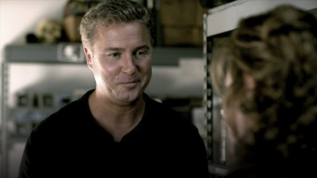 William Petersen as CSI supervisor Gil Grissom on CSI