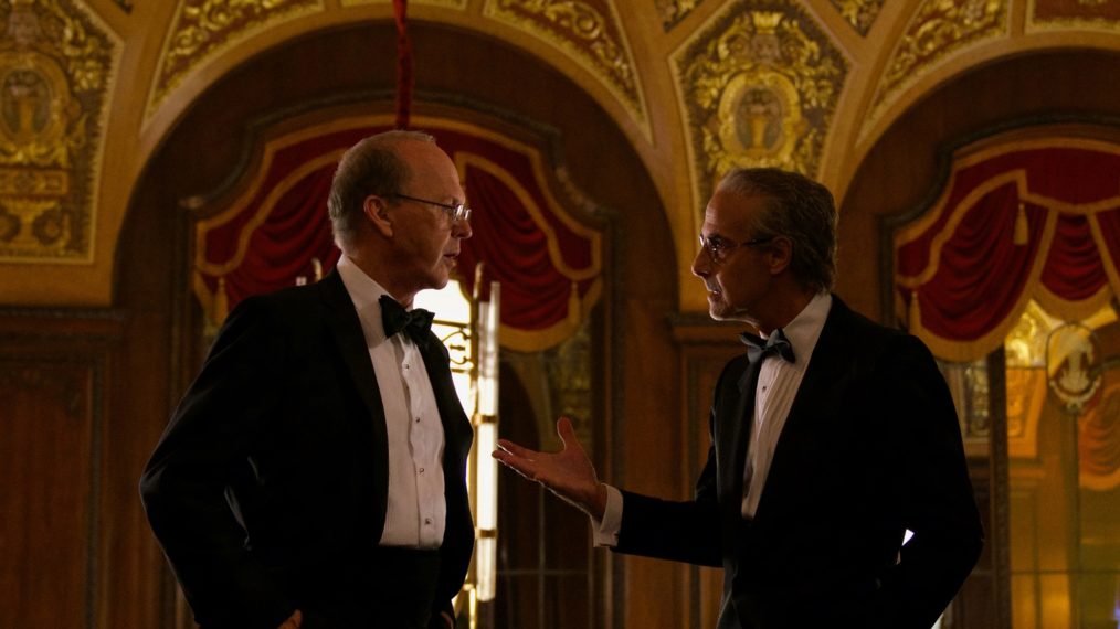 Worth - Michael Keaton as Kenneth Feinberg and Stanley Tucci as Charles Wolf