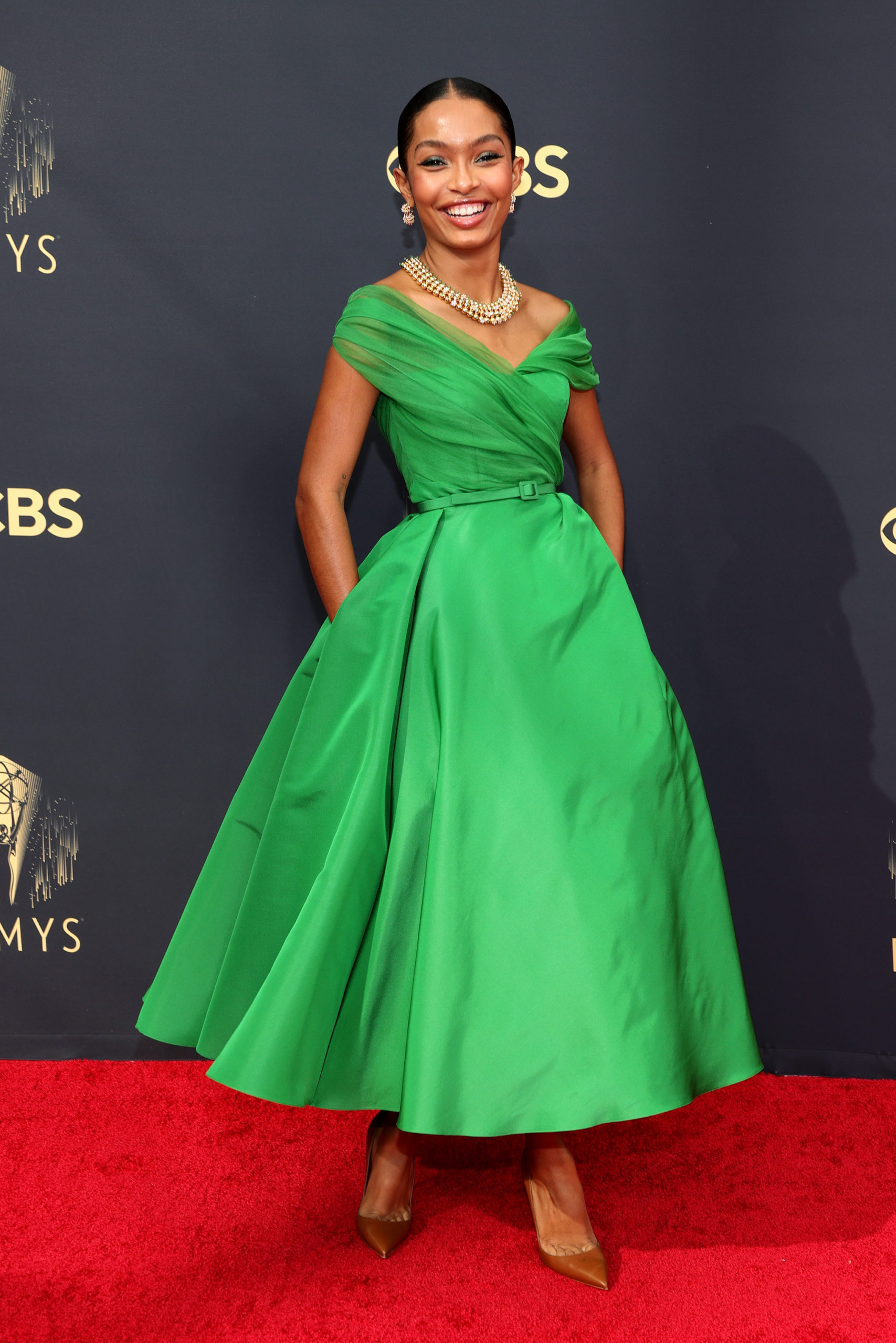 Yara Shahidi at the 2021 Emmys