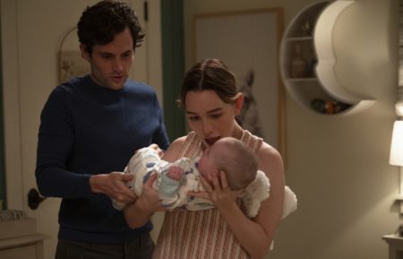 You Season 3 Penn Badgley and Victoria Pedretti as Joe and Love