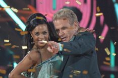 Britt Stewart and Martin Kove in Dancing with the Stars