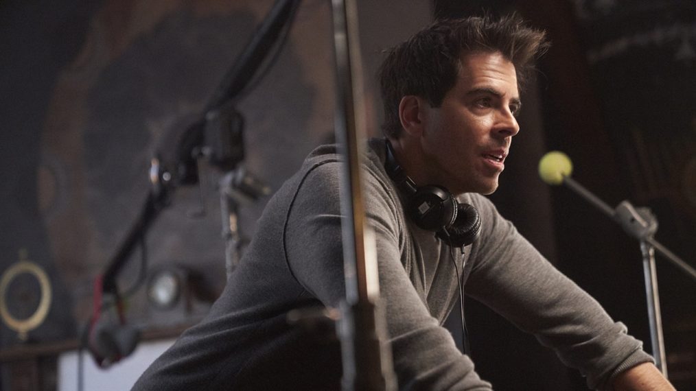 Eli Roth on set