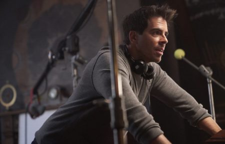 Eli Roth on set