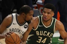 Kevin Durant and Giannis Antetokounmpo