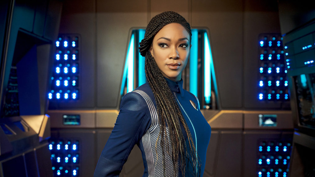 Sonequa Martin-Green as Burnham in Star Trek Discovery