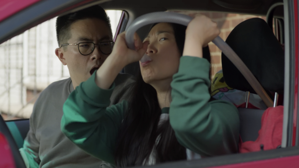 Bowen Yang and Awkwafina as Nora in Awkwafina is Nora From Queens