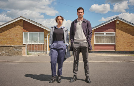 Pearl Mackie and Ben Aldridge in The Long Call