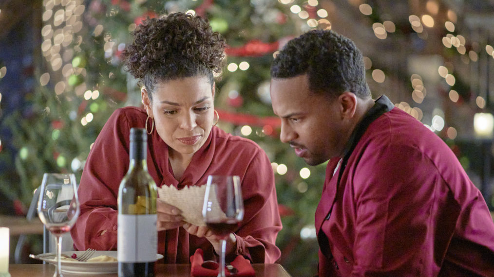 Jordin Sparks, Michael Xavier in A Christmas Treasure