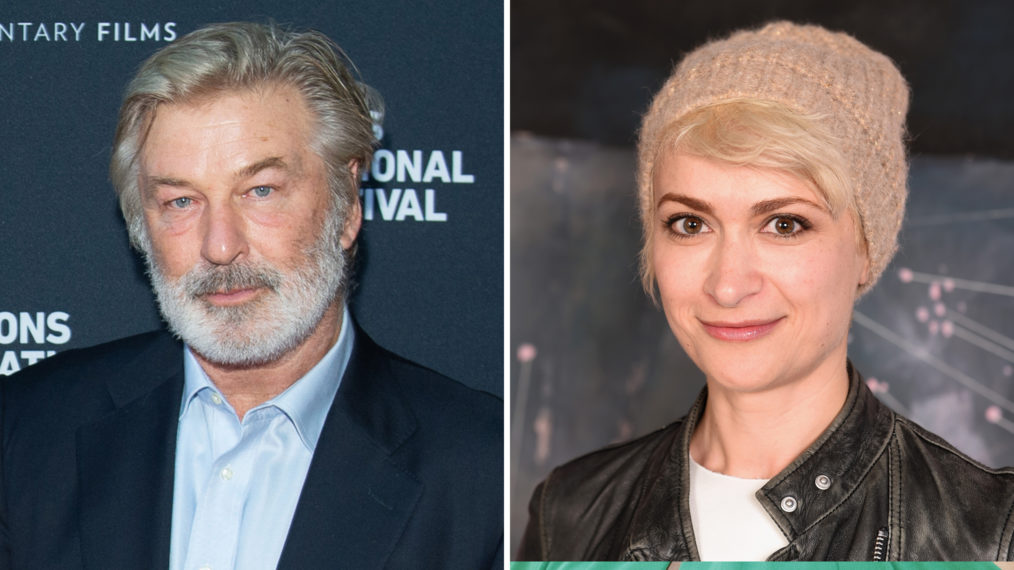 Alec Baldwin and Halyna Hutchins