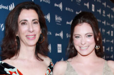 Aline Brosh McKenna and Rachel Bloom attend the 30th Annual GLAAD Media Awards