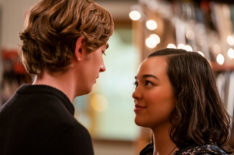 Austin Abrams and Midori Francis in Dash & Lily