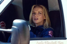 Kara Killmer as Sylvie Brett in an ambulance in Chicago Fire - Season 10, 'Two Hundred'