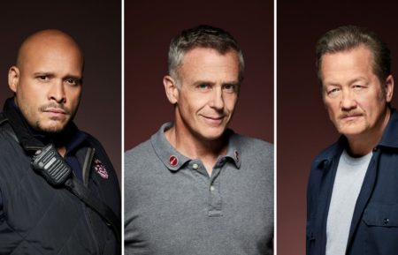 Joe Minoso, David Eigenberg, Christian Stolte in Chicago Fire