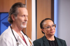 Steven Weber as Dr. Dean Archer, S. Epatha Merkerson as Sharon Goodwin in Chicago Med