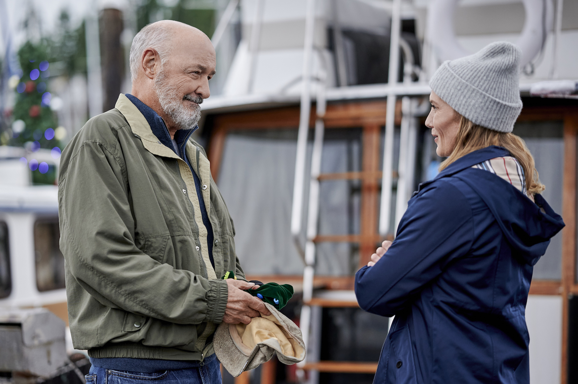 Terry O'Quinn, Katee Sackoff in Christmas Sail