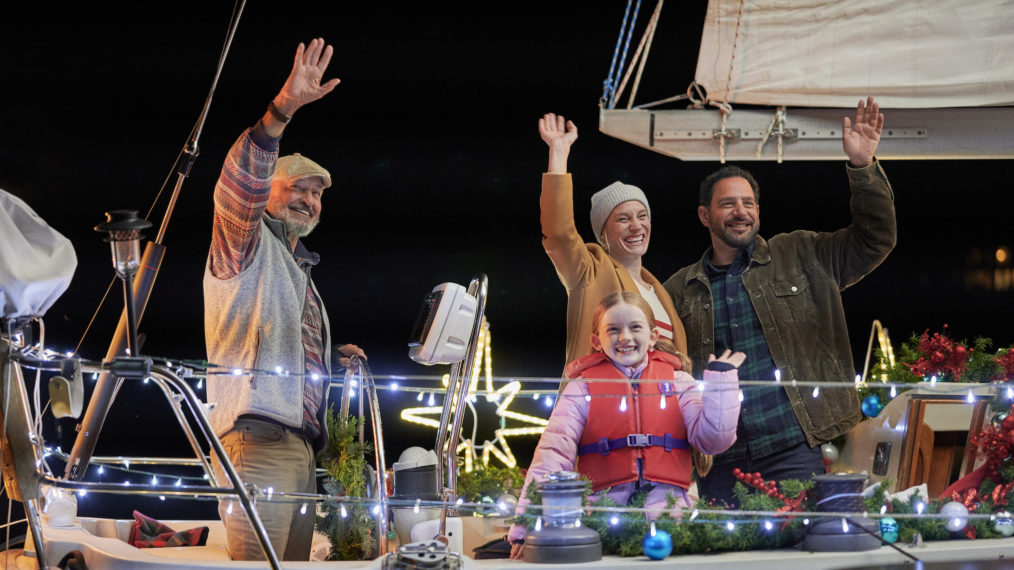 erry O'Quinn, Katee Sackhoff, Patrick Sabongui in Christmas Sail