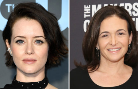 Claire Foy and Sheryl Sandberg