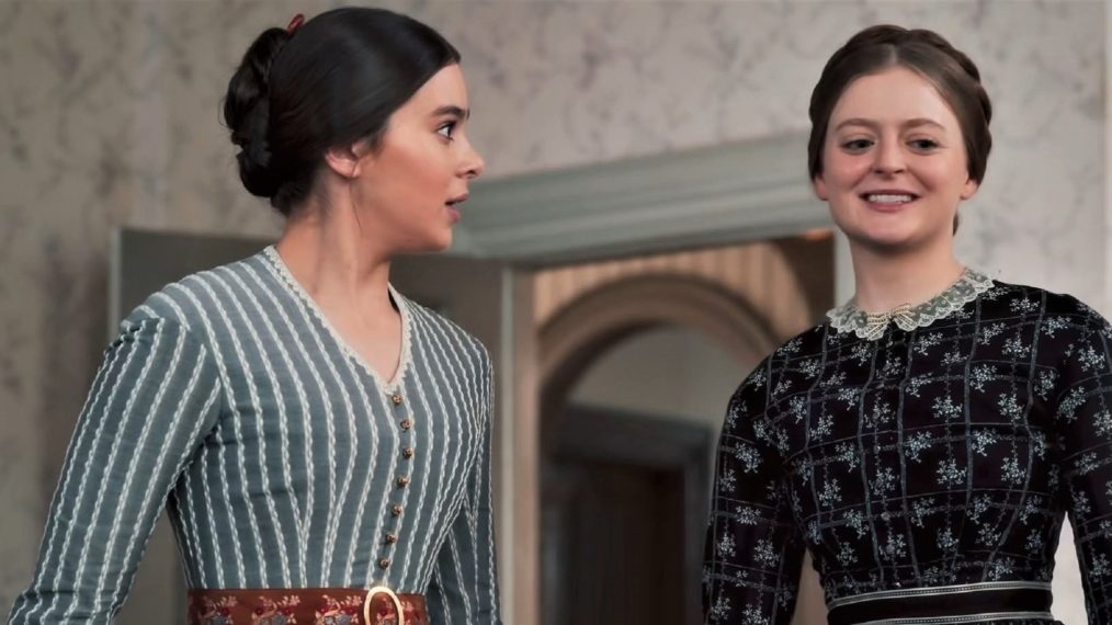 Hailee Steinfeld and Anna Baryshnikov in Dickinson - Season 3