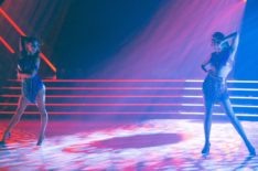 Jenna Johnson and JoJo Siwa perform a Cha Cha routine on Dancing With The Stars