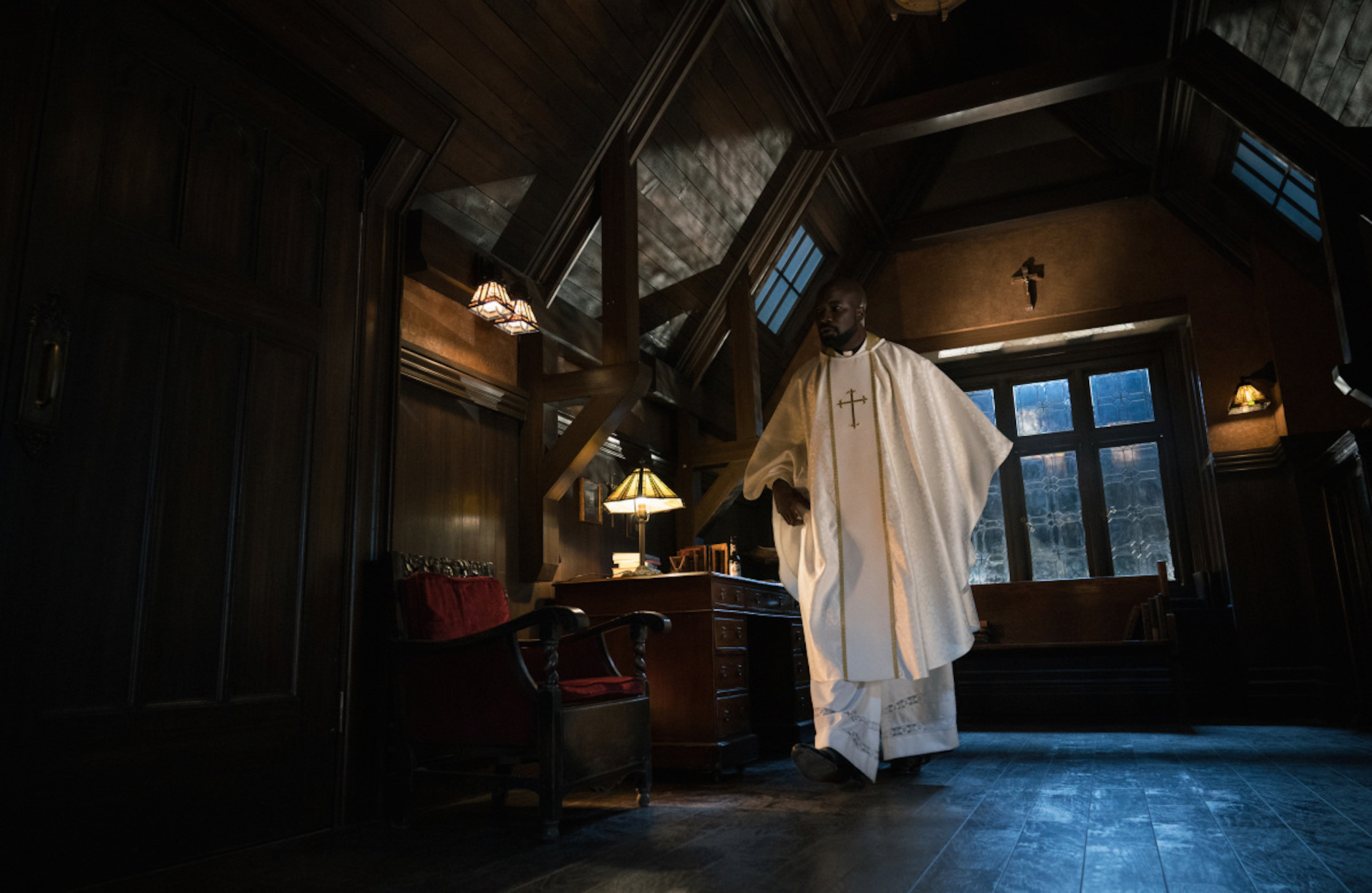 Mike Colter as David in Evil