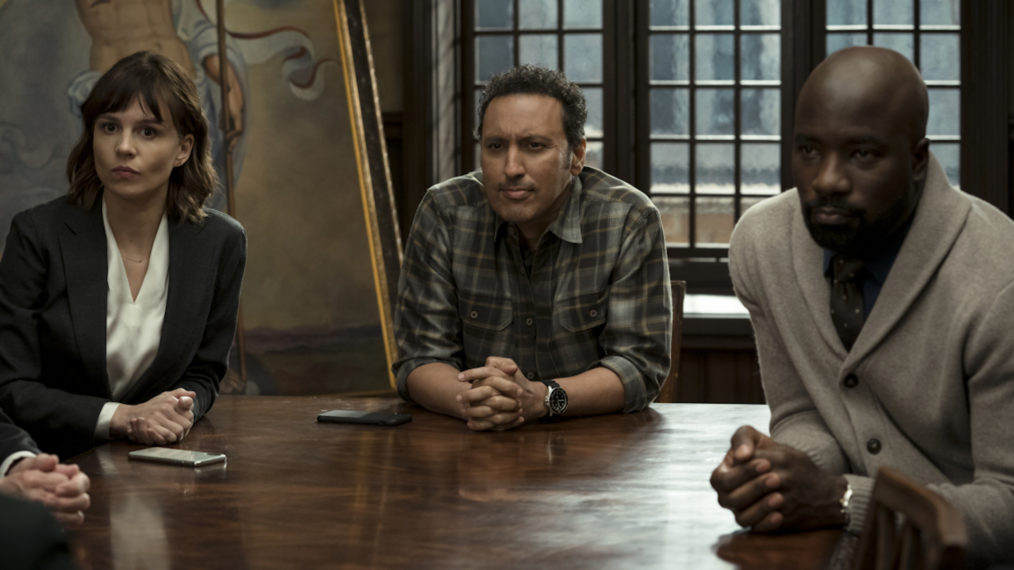 Katja Herbers as Kristen Bouchard, Aasif Mandvi as Ben Shakir, Mike Colter as David Acosta in Evil