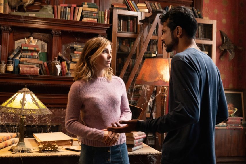 Ghosts Season 1 Rose McIver and Utkarsh Abudkar