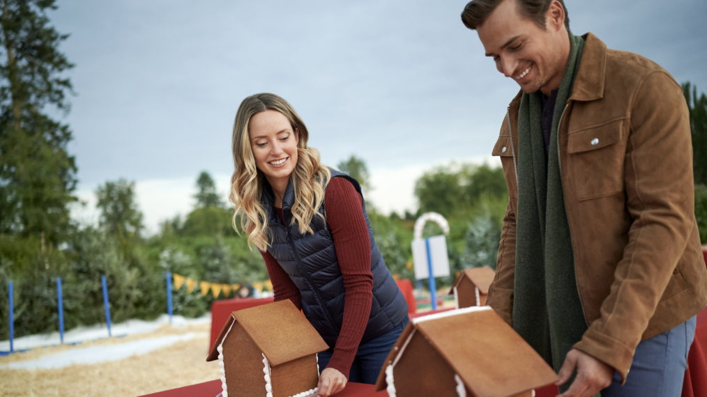 Merritt Patterson and Jon Ecker in Gingerbread Miracle