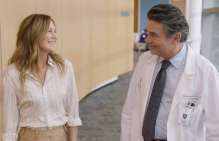 Grey's Anatomy ABC Ellen Pompeo and Peter Gallagher