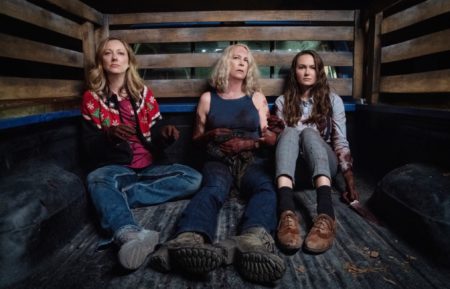 Judy Greer, Jamie Lee Curtis, Andi Matichak in Halloween Kills