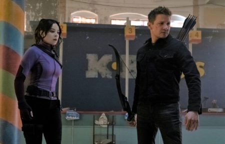 Hawkeye Season 1 Hailee Steinfeld and Jeremy Renner