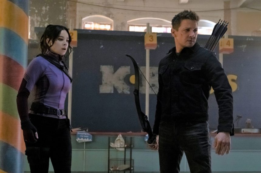 Hawkeye Season 1 Hailee Steinfeld and Jeremy Renner