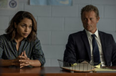 Monica Raymund as Jackie, James Badge Dale as Ray in Hightown