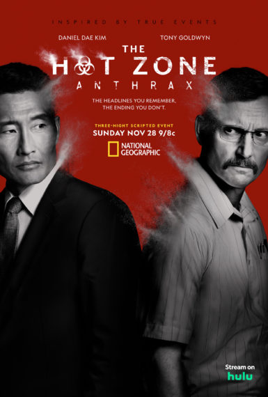 Daniel Dae Kim, Tony Goldwyn in The Hot Zone Anthrax