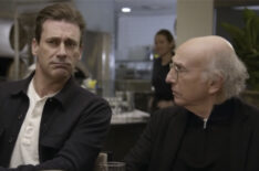 Jon Hamm and Larry David in Curb Your Enthusiasm