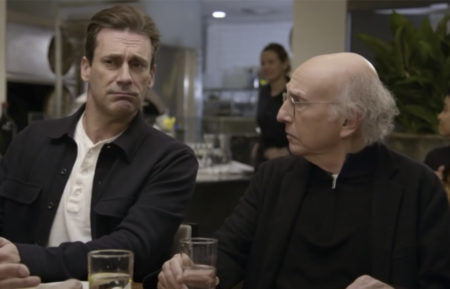Jon Hamm and Larry David in Curb Your Enthusiasm