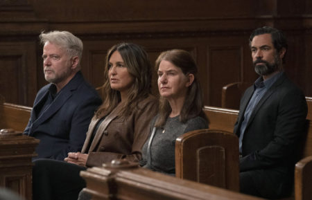 Aidan Quinn, Mariska Hargitay, Danny Pino in Law & Order SVU