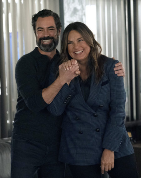 Danny Pino, Mariska Hargitay in Law & Order SVU