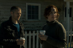 Zach Gilford as Riley Flynn and Kate Siegel as Erin Greene in Midnight Mass