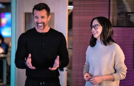 Mythic Quest Season 2 Rob McElhenney and Charlotte Nicdao