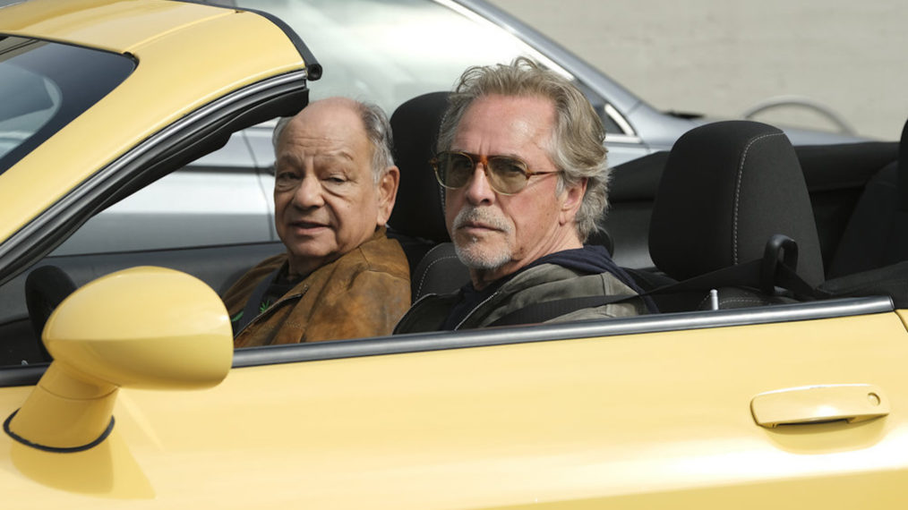 Cheech Marin as Joe Dominguez and Don Johnson as Nash Bridges in Nash Bridges