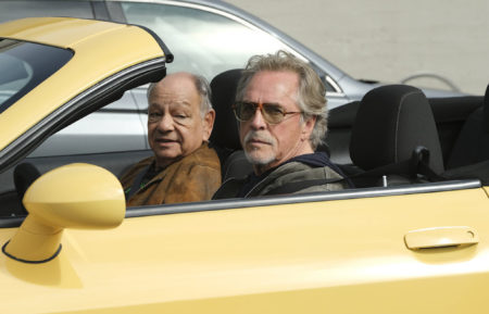 Cheech Marin as Joe Dominguez and Don Johnson as Nash Bridges in Nash Bridges